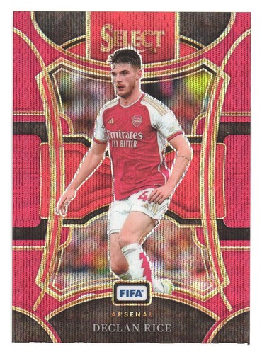 Declan Rice 2024 Panini Select Red Wave /149