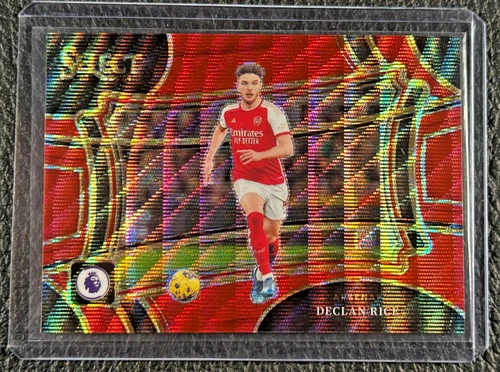 Declan Rice 2023 Panini Select Red Wave Prizm /149