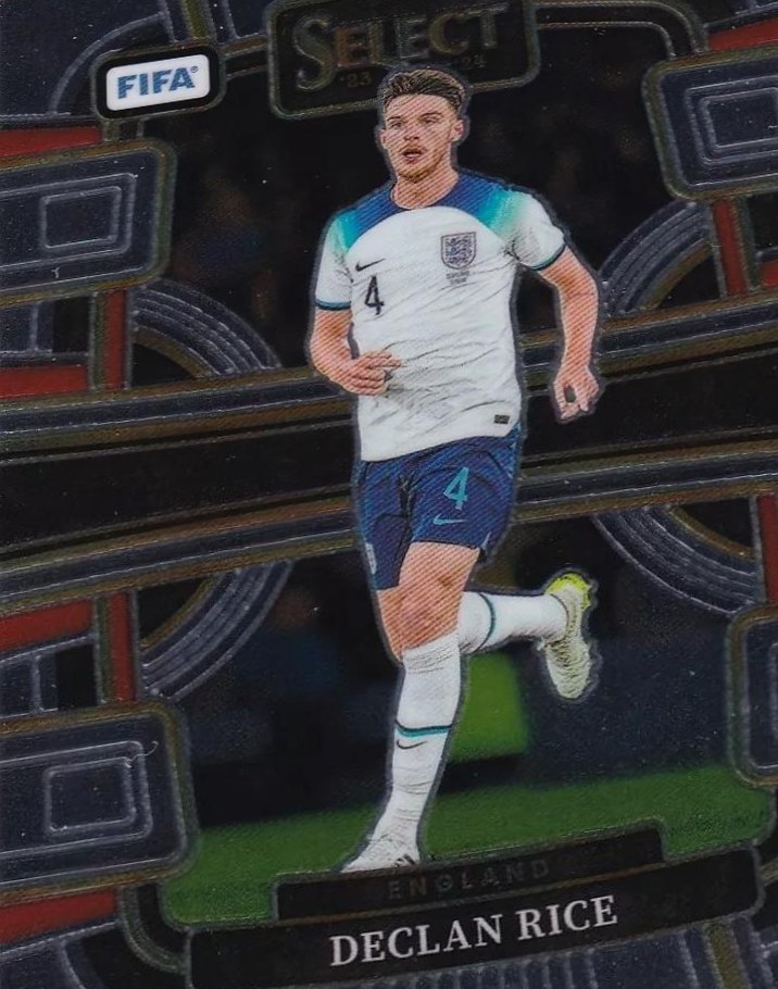 Declan Rice 2023 Panini Select Set FIFA - Terrace - Peacock