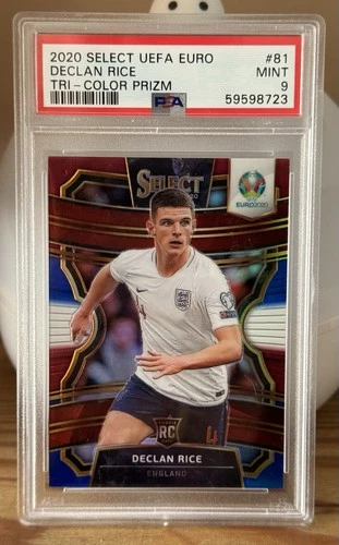 Declan Rice 2020 Panini Select Tri-Color Prizm