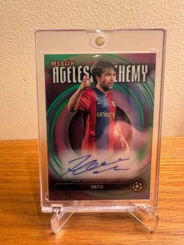 Deco 2024 Topps Merlin Chrome UCC Green Refractor /99
