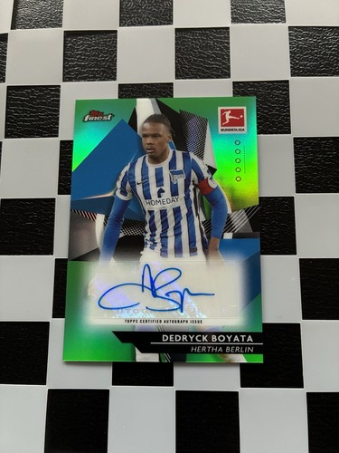 Dedryck Boyata 2020 Topps Finest Green /50