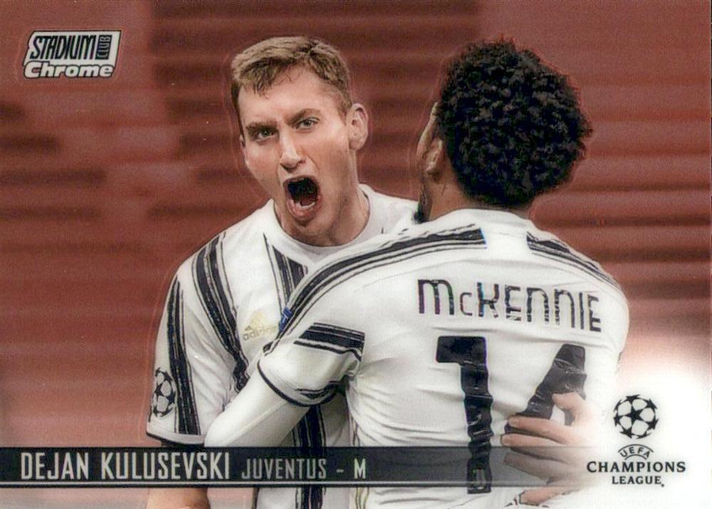 Dejan Kulusevski 2020 Topps Stadium Club Chrome UEFA 14