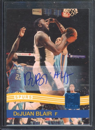 DeJuan Blair 2011 Panini Donruss Signatures /99