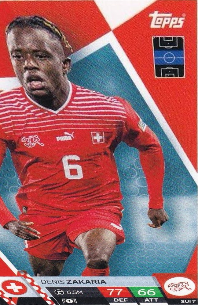 Denis Zakaria 2024 Topps Match Attax UEFA EURO