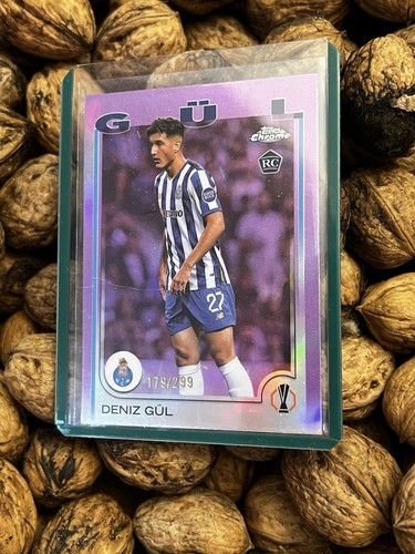 Deniz Gül 2024 Topps Chrome UEFA Violet Refractor /299