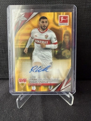 Deniz Undav 2024 Topps Chrome Bundesliga Gold Lava /50