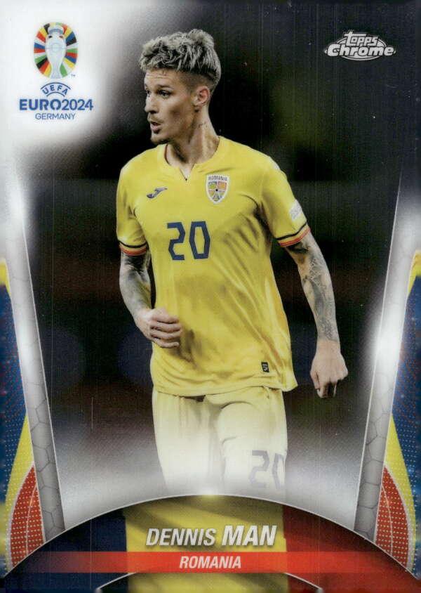 Dennis Man 2024 Topps Chrome UEFA EURO
