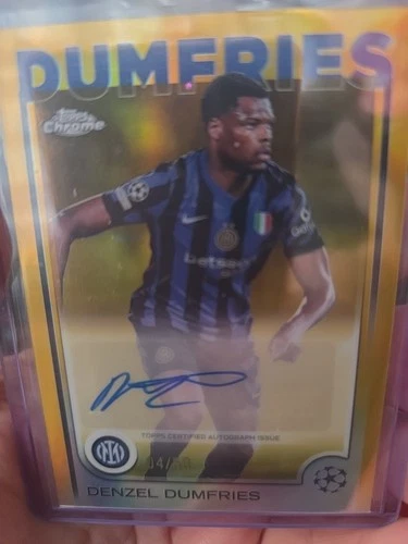 Denzel Dumfries 2024 Topps Chrome /50