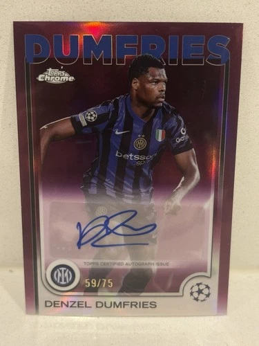 Denzel Dumfries 2024 Topps Chrome /75