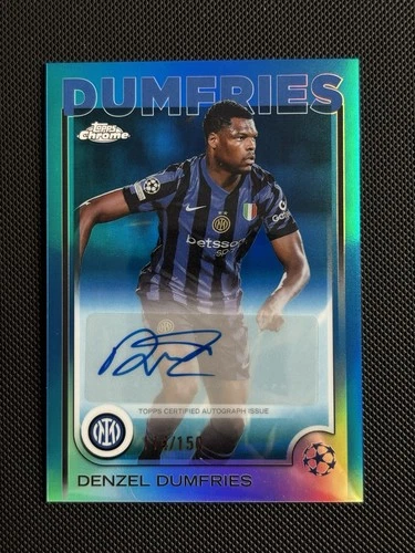 Denzel Dumfries 2024 Topps Chrome Colour Match /150