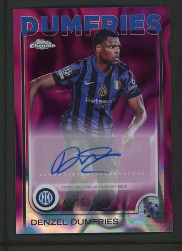 Denzel Dumfries 2025 Topps Chrome Lava /75