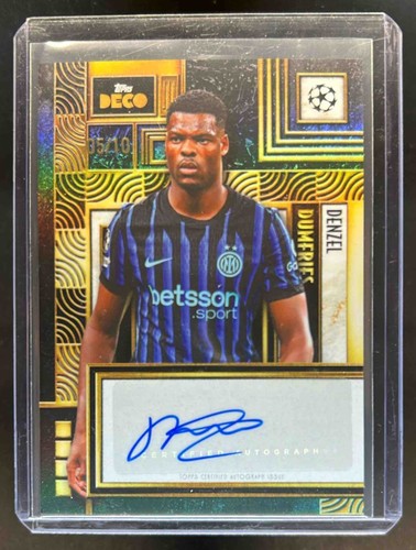 Denzel Dumfries 2024 Topps Deco UEFA oro /10