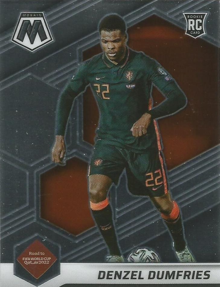 Denzel Dumfries 2021 Panini Mosaic Road to FIFA World Cup