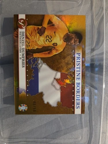 Denzel Dumfries 2024 Topps Pristine Pristine Borders /50