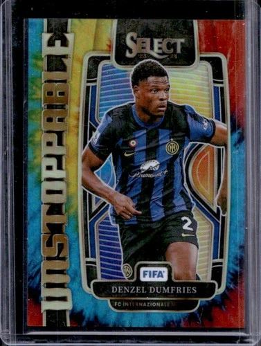 Denzel Dumfries 2024 Panini Select FIFA Tie Dye /49