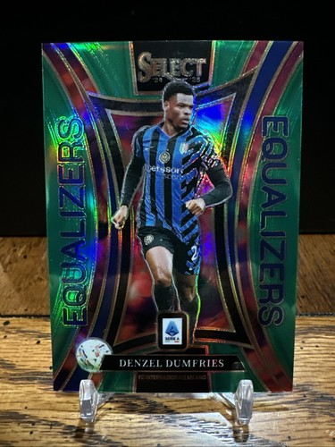 Denzel Dumfries 2024 Panini Select Green Prizm /5