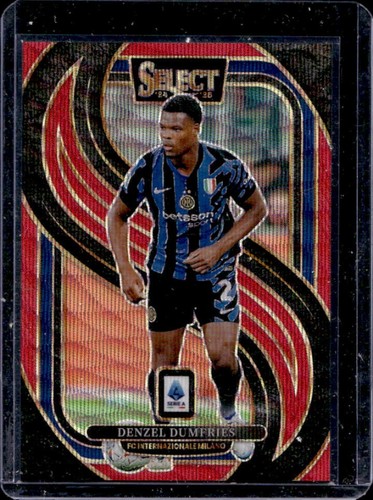 Denzel Dumfries 2024 Panini Select Red Wave /38