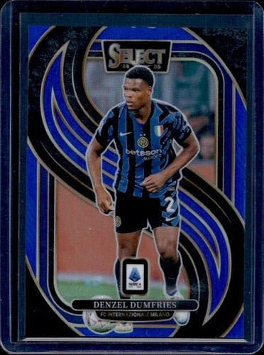 Denzel Dumfries 2024 Panini Select Serie A Azul #111