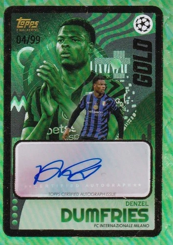 Denzel Dumfries 2024 Topps UCC Green /99