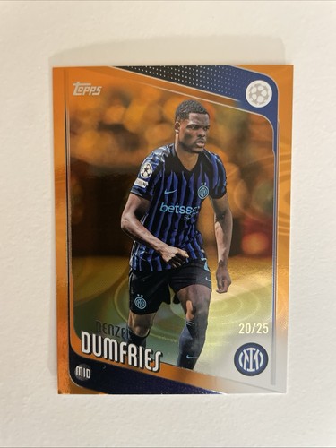 Denzel Dumfries 2025 Topps UCC Orange /25