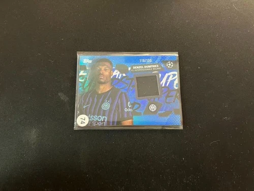 Denzel Dumfries 2025 Topps UEFA Club Soccer Blue /150