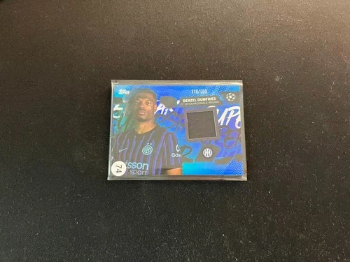 Denzel Dumfries 2025 Topps UEFA Club Soccer Blue /150
