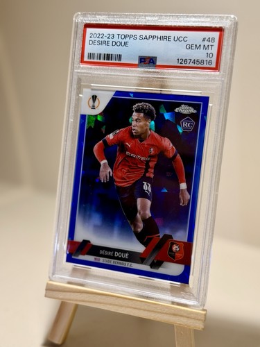Desire Doué 2022 Topps Chrome Sapphire