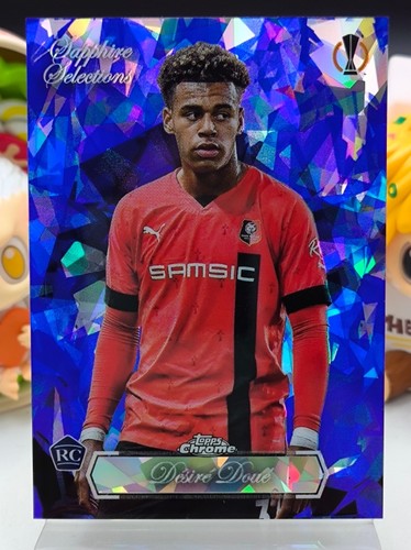 Desire Doué 2022 Topps Cromo Zafiro Sapphire /25