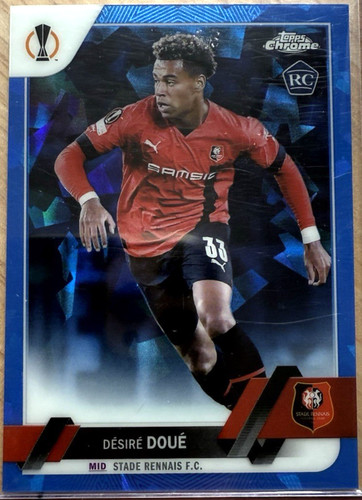 Desire Doué 2022 Topps Cromo Zafiro Sapphire