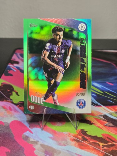 Desire Doué 2025 Topps Flagship Green /99