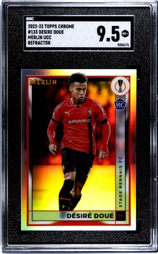 Desire Doué 2023 Topps Merlin Chrome Refractor