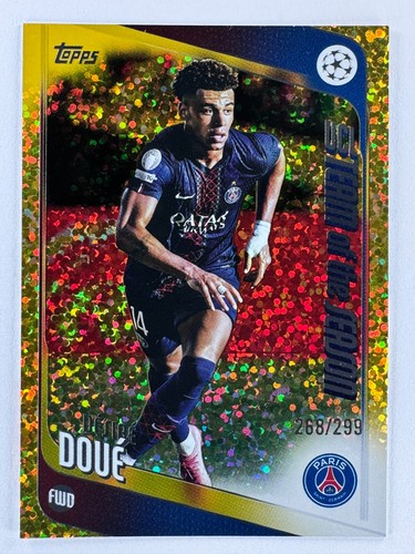Desire Doué 2025 Topps UEFA Giallo Holo Foil /299