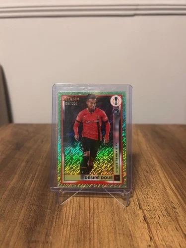 Desire Doue 2023 Topps Chrome Merlin Neon Refractor /350