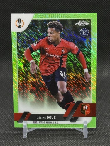 Desire Doue 2023 Topps Chrome Neon Green Shimmer /399