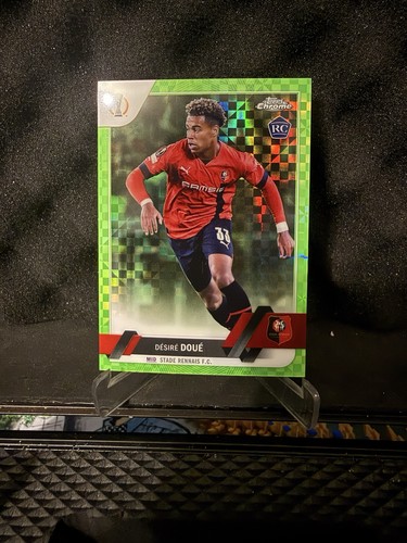 Desire Doue 2022 Topps Chrome Neon Green X-fractor