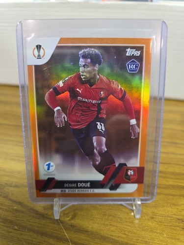 Desire Doue 2023 Topps Chrome Orange Gold Seismic 23/25
