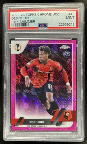 Desire Doue 2022 Topps Chrome Pink Shimmer Refractor /250