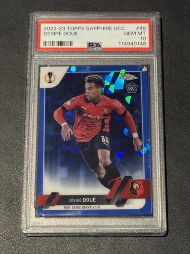 Desire Doue 2023 Topps Chrome Sapphire