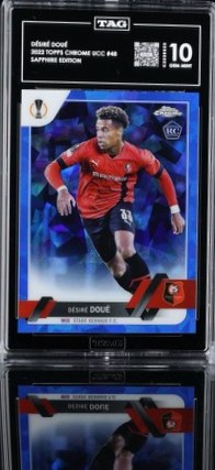 Desire Doue 2022 Topps Chrome Sapphire Edition