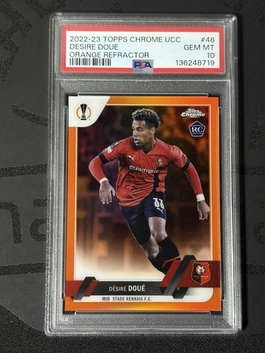 Desire Doue 2022 Topps Chrome Sapphire Edition Orange /50