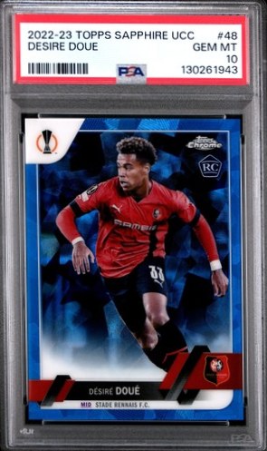 Desire Doue 2022 Topps Chrome Sapphire Edition Sapphire