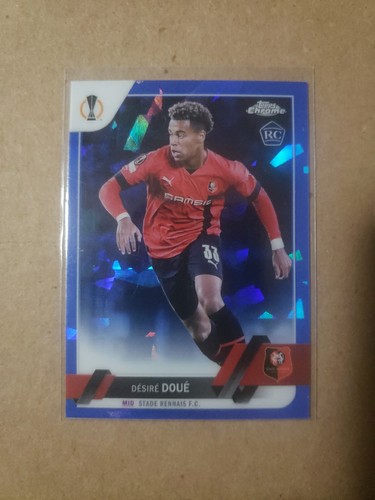 Desire Doue 2023 Topps Chrome UCL Sapphire