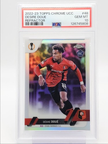 Desire Doue 2022 Topps Cromo UEFA Euro Refractor