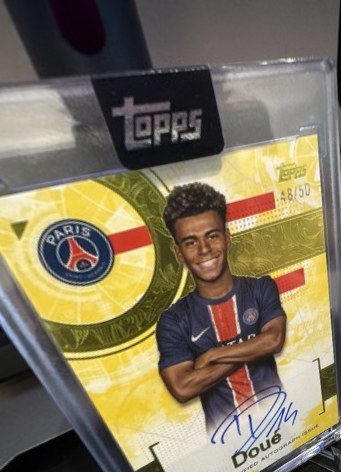 Desire Doue 2025 Topps Exhibition /50