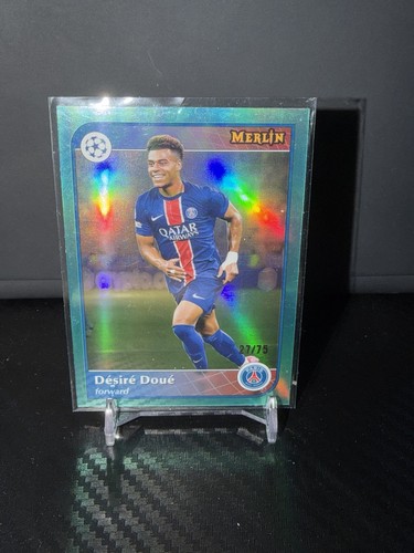 Desire Doue 2024 Topps Merlin Chrome /75