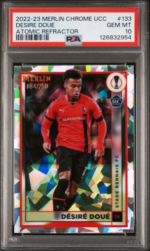 Desire Doue 2022 Topps Merlin Chrome 84/250