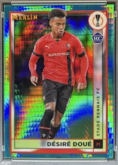Desire Doue 2023 Topps Merlin Chrome Aqua Prism Refractor #133