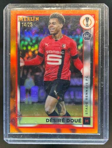 Desire Doue 2022 Topps Merlin Chrome Arancione Rifrattore /25