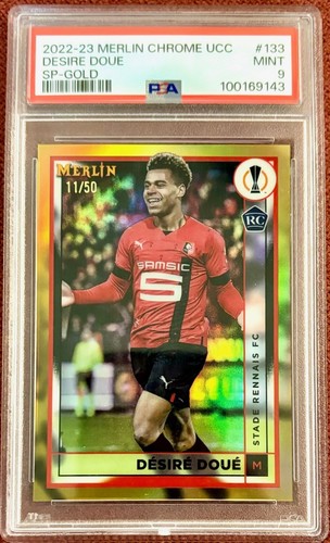 Desire Doue 2022 Topps Merlin Chrome Gold /50